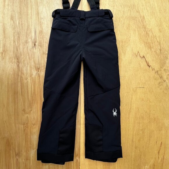 SPYDER PROPULSION Women’s Black Suspender Snow Ski Softshell Pants sz 12 NWOT - Picture 7 of 16